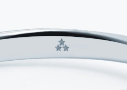 ４℃ Premium Platinumを証明する刻印